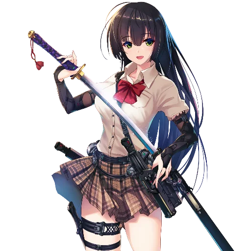 🔪 Стикер «Anime girl p.p» для Telegram