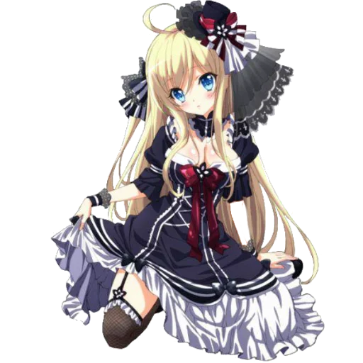 🖤 Стикер «Anime girl p.p» для Telegram