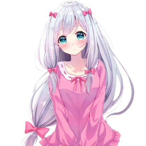 🎀 Стикер «Anime girl p.p» для Telegram