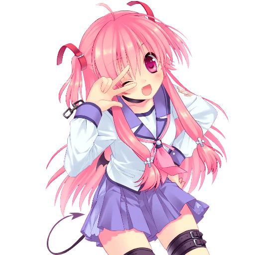😉 Стикер «Anime girl p.p» для Telegram