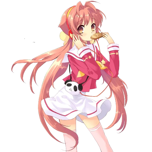 🍪 Стикер «Anime girl p.p» для Telegram