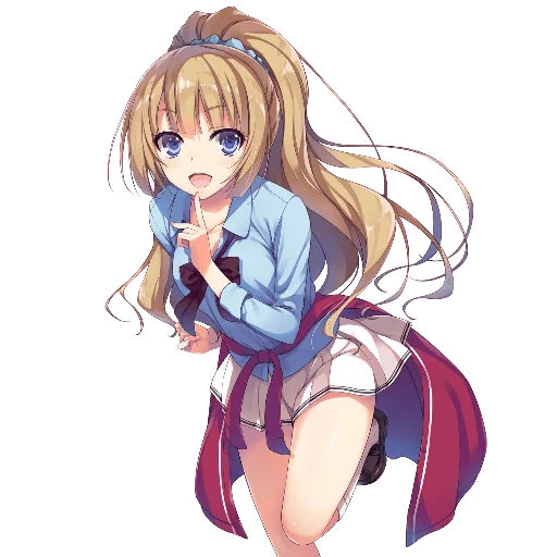 😘 Стикер «Anime girl p.p» для Telegram