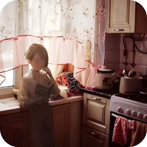 😒 Стикер «Anime IRL» для Telegram