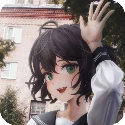 👋 Стикер «Anime IRL» для Telegram