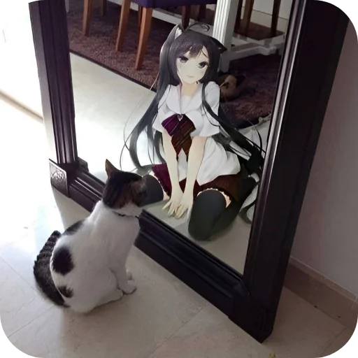 😽 Стикер «Anime IRL» для Telegram