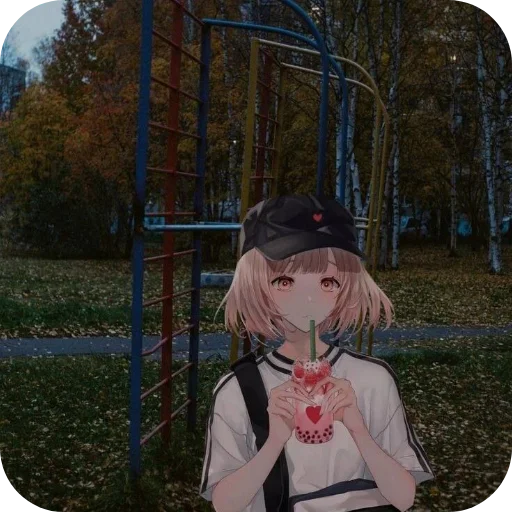 🥤 Стикер «Anime IRL» для Telegram