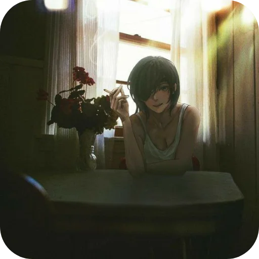 🚬 Стикер «Anime IRL» для Telegram