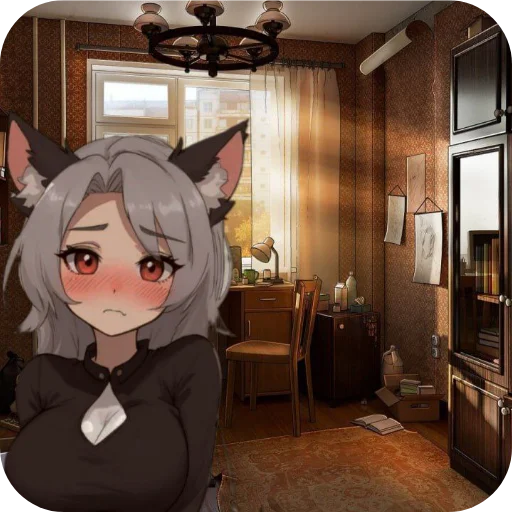 😣 Стикер «Anime IRL» для Telegram