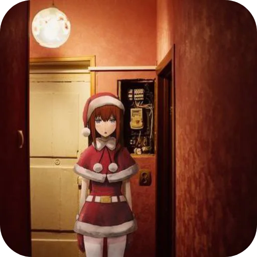 🎄 Стикер «Anime IRL» для Telegram