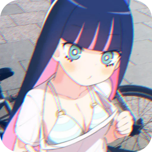 Стикерпак Anime IRL для Telegram