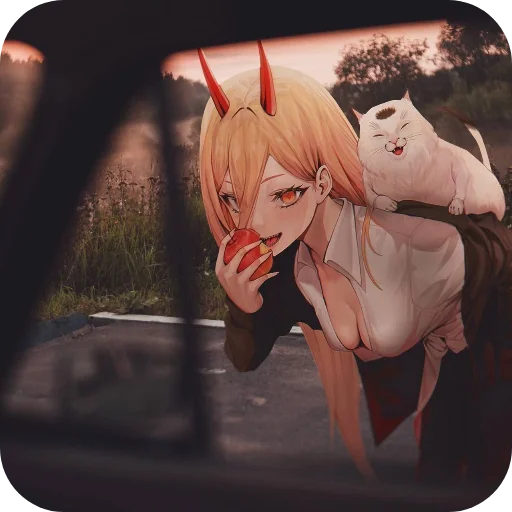 🍎 Стикер «Anime IRL» для Telegram