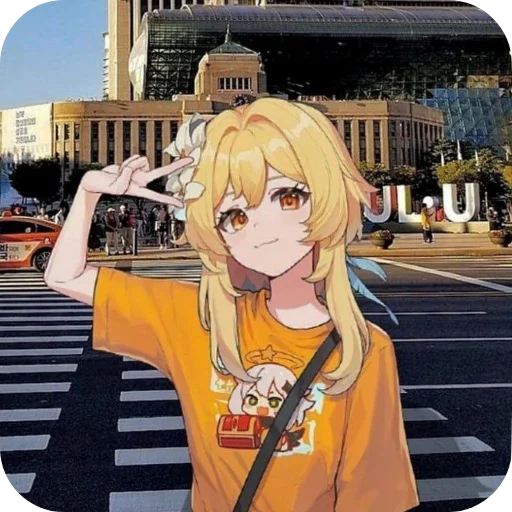 ✌ Стикер «Anime IRL» для Telegram