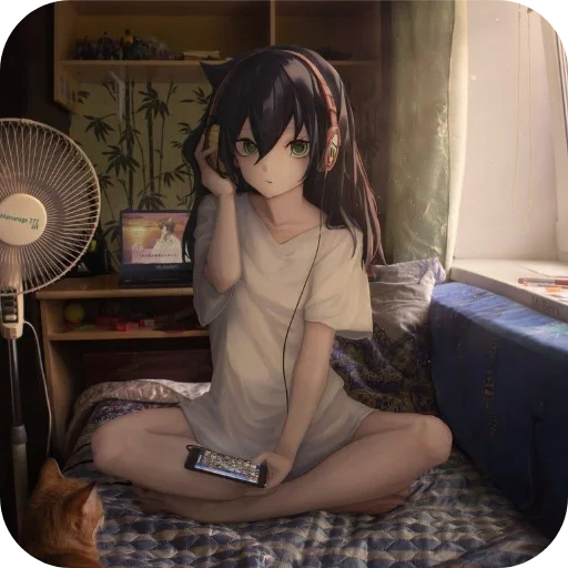 🤨 Стикер «Anime IRL» для Telegram