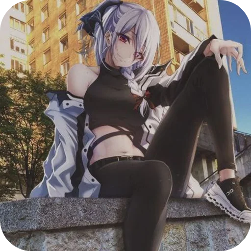 😏 Стикер «Anime IRL» для Telegram