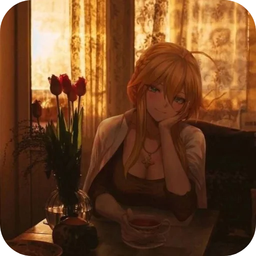 ❤ Стикер «Anime IRL» для Telegram