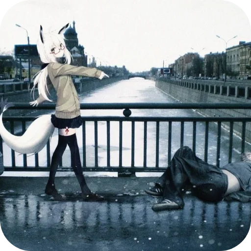 👉 Стикер «Anime IRL» для Telegram