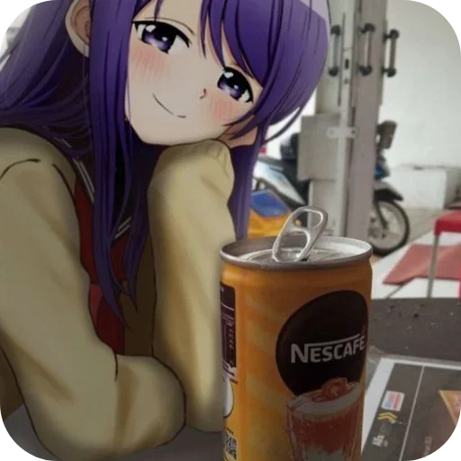 ☺ Стикер «Anime IRL» для Telegram
