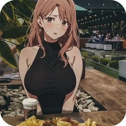 🍲 Стикер «Anime IRL» для Telegram