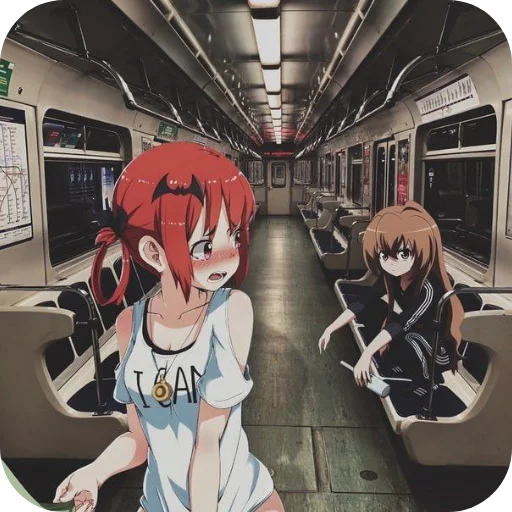 😨 Стикер «Anime IRL» для Telegram
