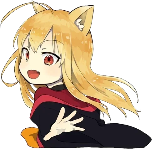 👋 Стикер «little fox kitsune» для Telegram