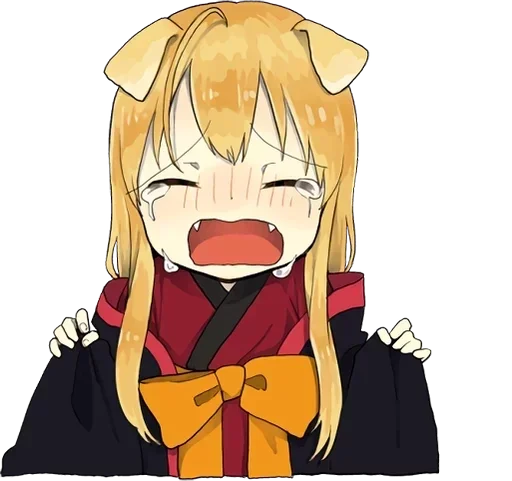 😿 Стикер «little fox kitsune» для Telegram