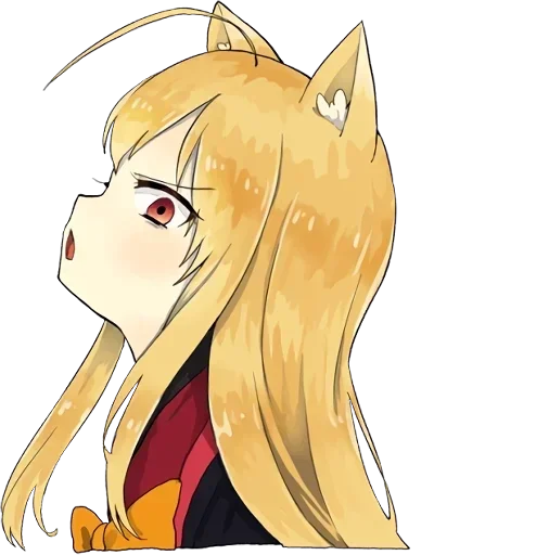 😠 Стикер «little fox kitsune» для Telegram