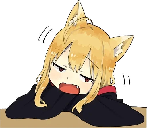 Стикерпак little fox kitsune для Telegram