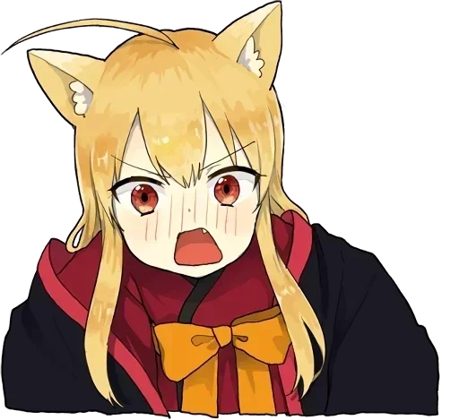 😳 Стикер «little fox kitsune» для Telegram
