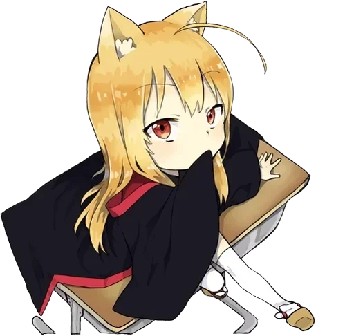 🔞 Стикер «little fox kitsune» для Telegram