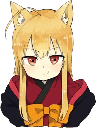 🙂 Стикер «little fox kitsune» для Telegram