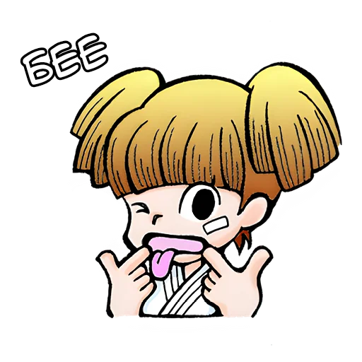 😝 Стикер «Аниме карачу» для Telegram