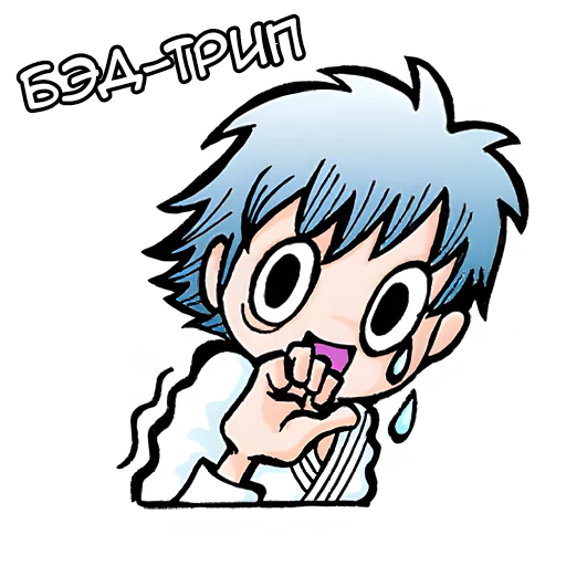 🤮 Стикер «Аниме карачу» для Telegram