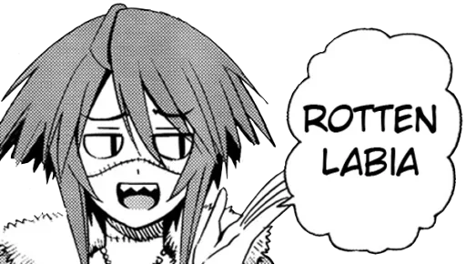 😡 Стикер «Anime Lady» для Telegram