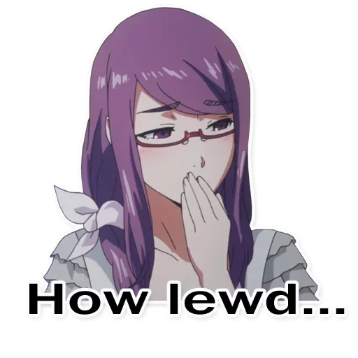 😥 Стикер «Anime Lady» для Telegram