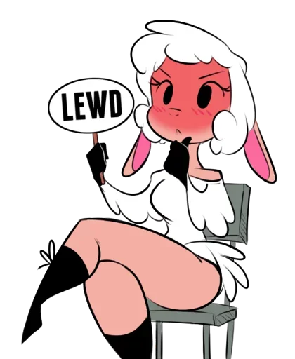 🤬 Стикер «Anime Lady» для Telegram