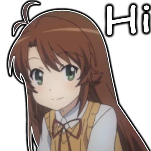 Стикерпак AnimeNonNonBiyoriEn для Telegram