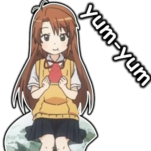 🌭 Стикер «AnimeNonNonBiyoriEn» для Telegram