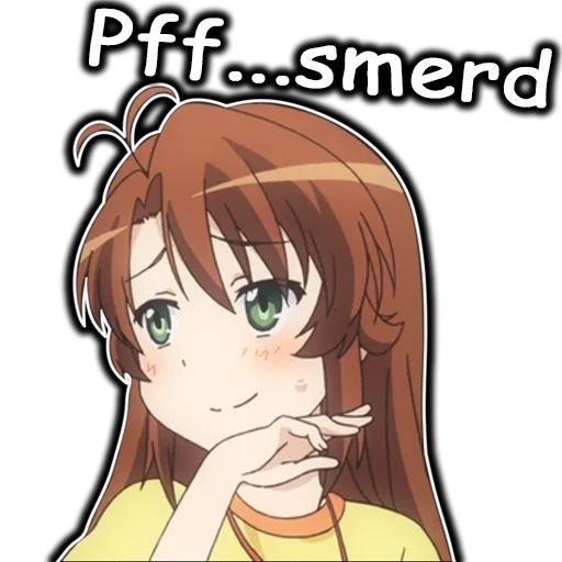 😲 Стикер «AnimeNonNonBiyoriEn» для Telegram