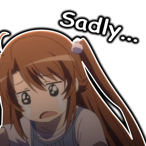 😢 Стикер «AnimeNonNonBiyoriEn» для Telegram
