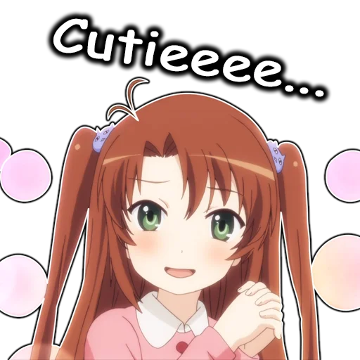 😍 Стикер «AnimeNonNonBiyoriEn» для Telegram