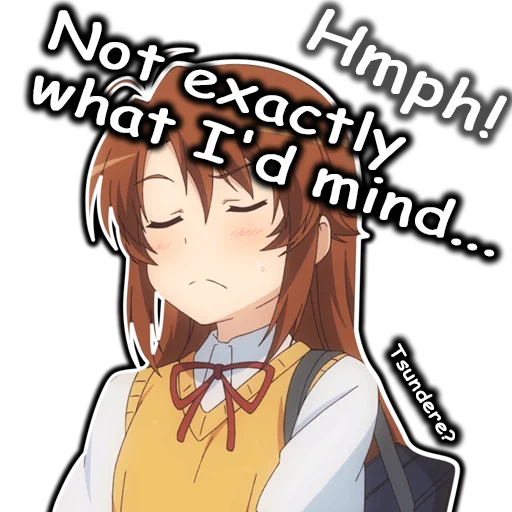 😡 Стикер «AnimeNonNonBiyoriEn» для Telegram