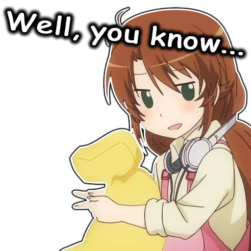 😒 Стикер «AnimeNonNonBiyoriEn» для Telegram