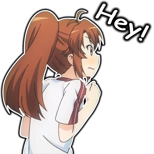😠 Стикер «AnimeNonNonBiyoriEn» для Telegram