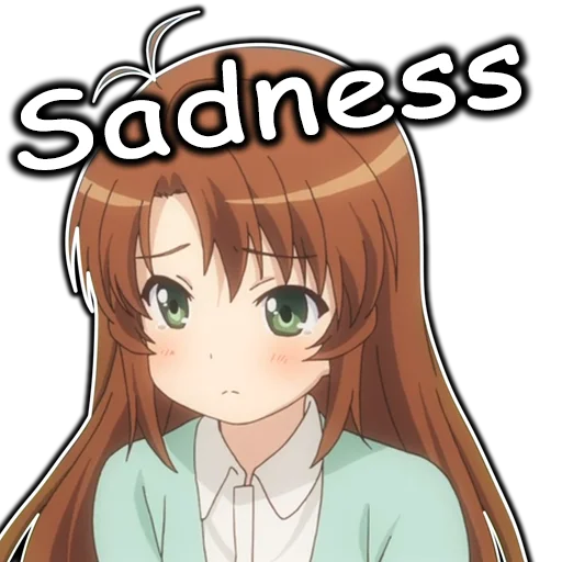 😢 Стикер «AnimeNonNonBiyoriEn» для Telegram