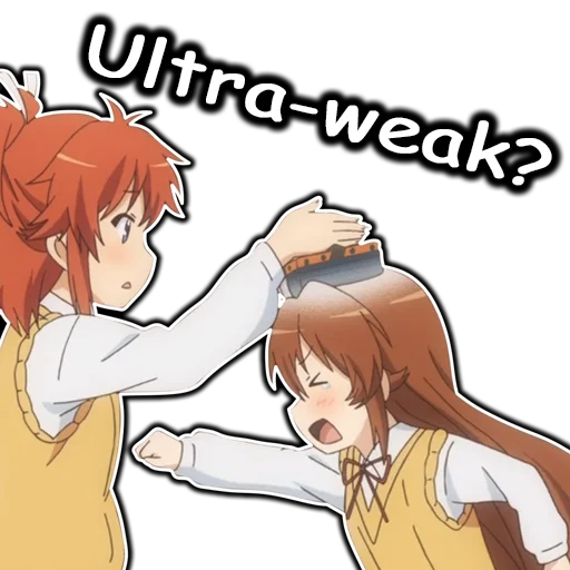😣 Стикер «AnimeNonNonBiyoriEn» для Telegram