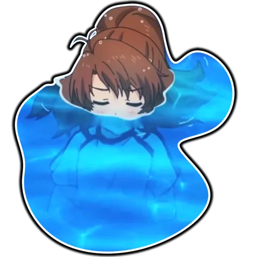 💧 Стикер «AnimeNonNonBiyoriEn» для Telegram