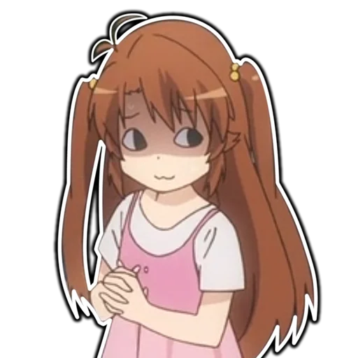 😬 Стикер «AnimeNonNonBiyoriEn» для Telegram