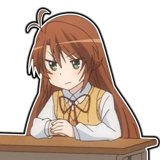 👊 Стикер «AnimeNonNonBiyoriEn» для Telegram