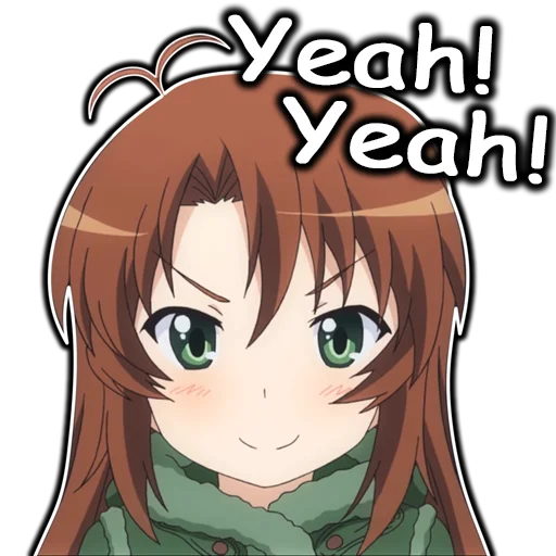 🙂 Стикер «AnimeNonNonBiyoriEn» для Telegram