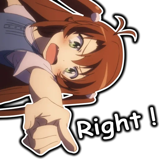 👇 Стикер «AnimeNonNonBiyoriEn» для Telegram